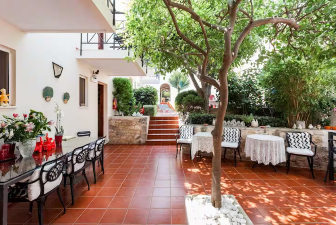 One-bedroom apartment with a shared pool in Atsipopoulo close to Rethymno