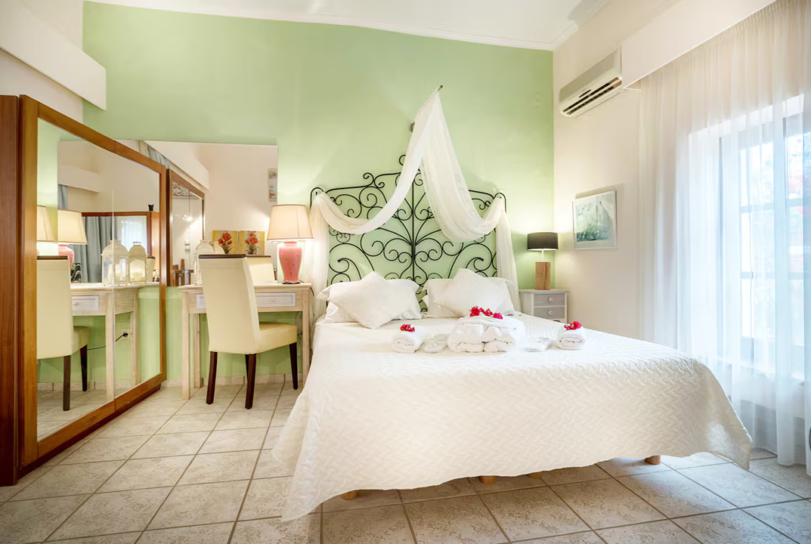One-bedroom apartment with a shared pool in Atsipopoulo close to Rethymno
