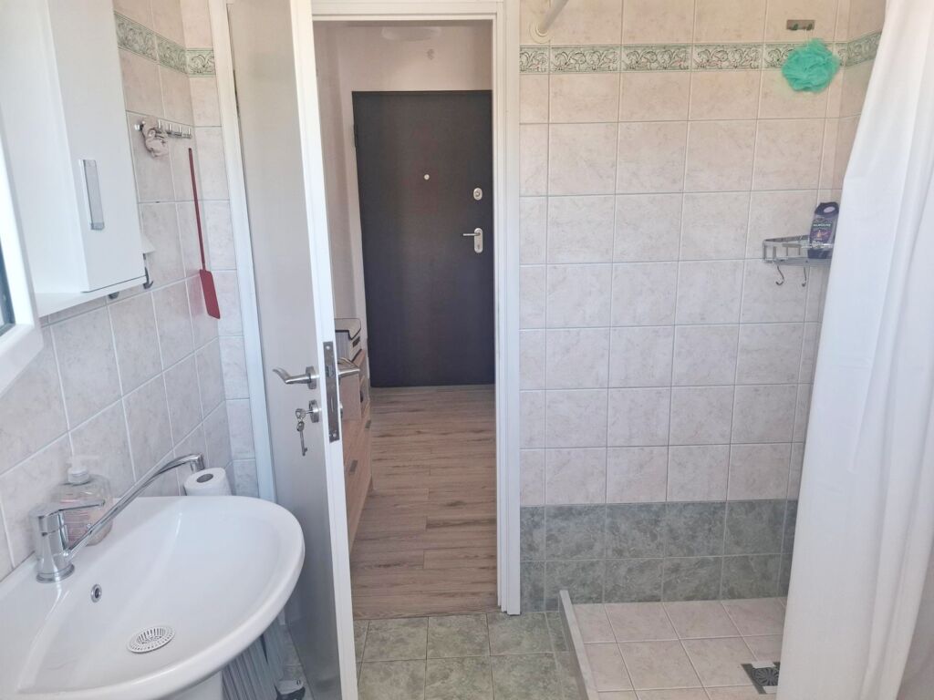 14 Beachfront one-bedroom apartment with White Mountains view in Almyrida