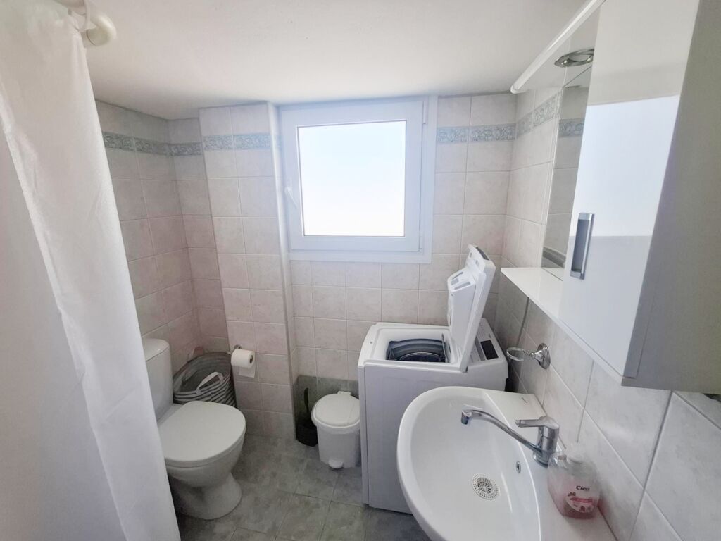 15 Beachfront one-bedroom apartment with White Mountains view in Almyrida