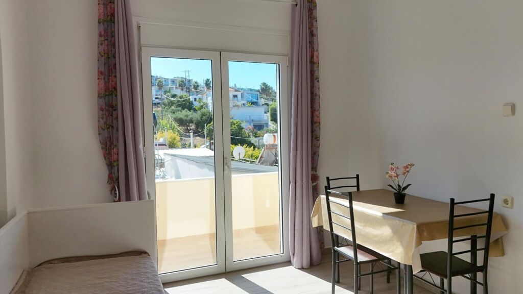 default Beachfront one-bedroom apartment with White Mountains view in Almyrida