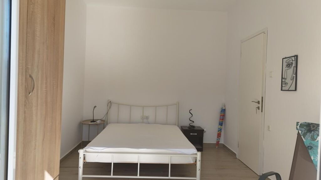 default Beachfront one-bedroom apartment with White Mountains view in Almyrida
