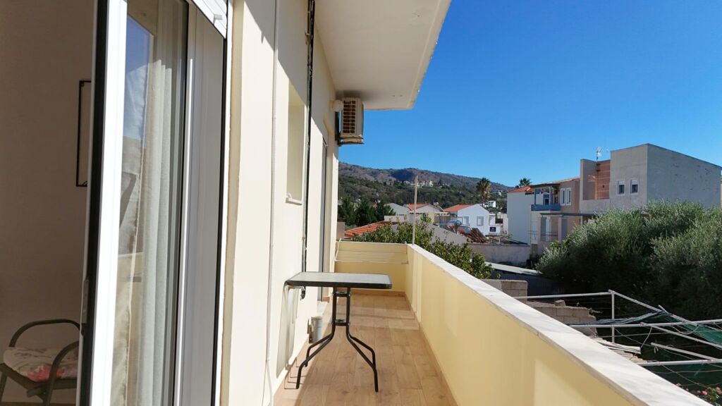 default Beachfront one-bedroom apartment with White Mountains view in Almyrida