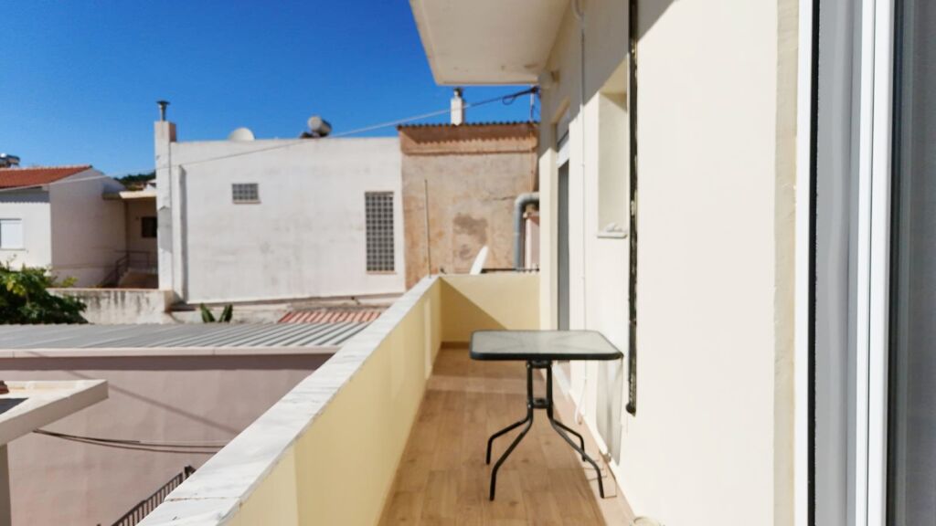 default Beachfront one-bedroom apartment with White Mountains view in Almyrida