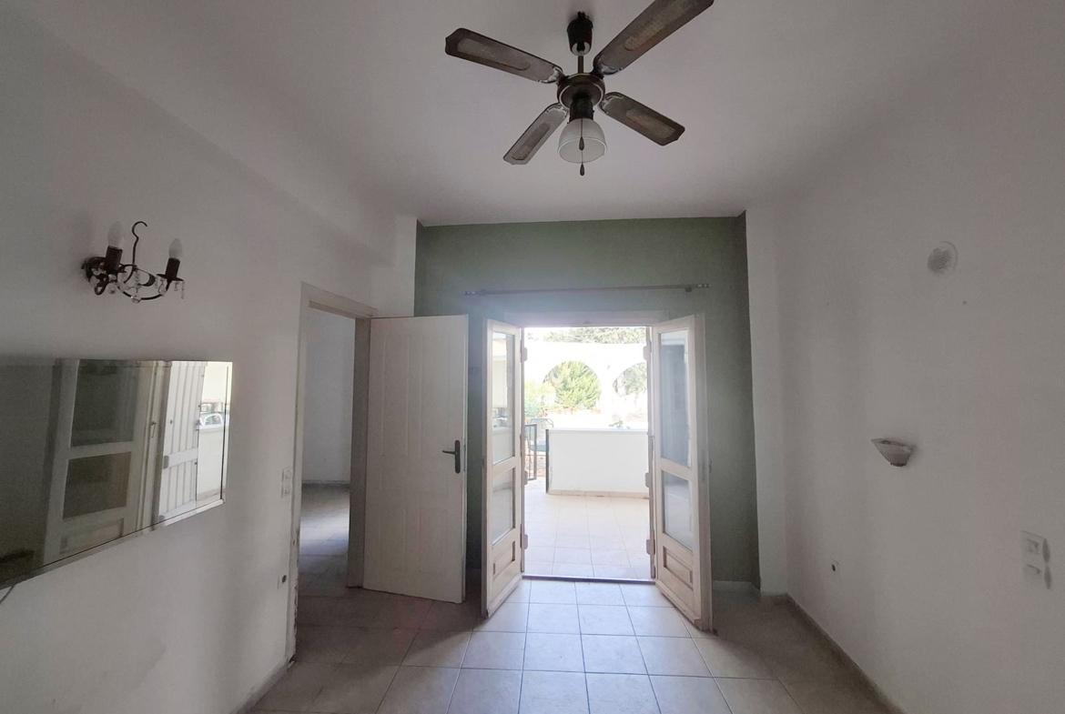 One-bedroom apartment with a shared pool & sea view within walking distance to the beach in Kalyves