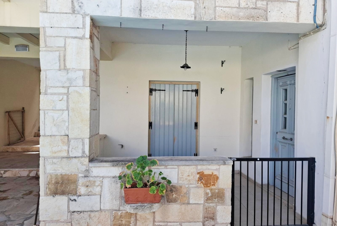 One-bedroom apartment with a shared pool & sea view within walking distance to the beach in Kalyves