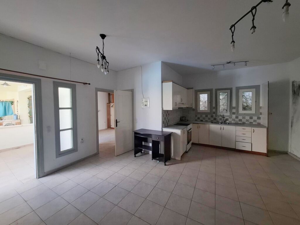 One-bedroom apartment with a shared pool & sea view within walking distance to the beach in Kalyves