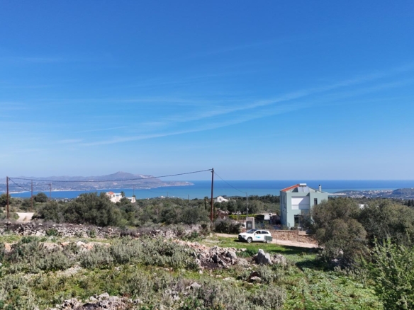 Large buildable plot with sea & White Mountains views in Vamos