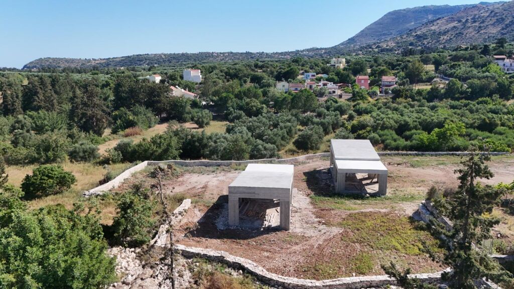Newly built detached 2-bedroom house with White Mountains view in Gavalochori