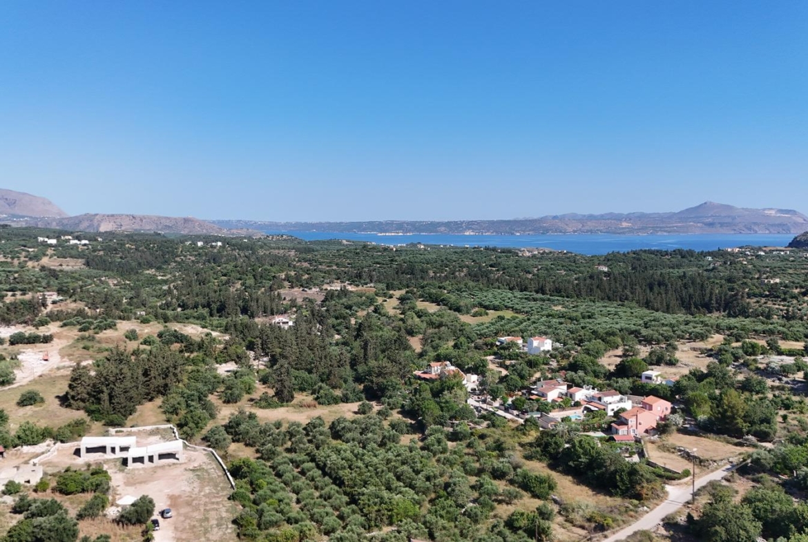 Newly built detached 2-bedroom house with White Mountains view in Gavalochori