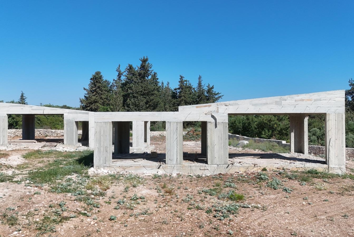 Newly built detached 2-bedroom house with White Mountains view in Gavalochori