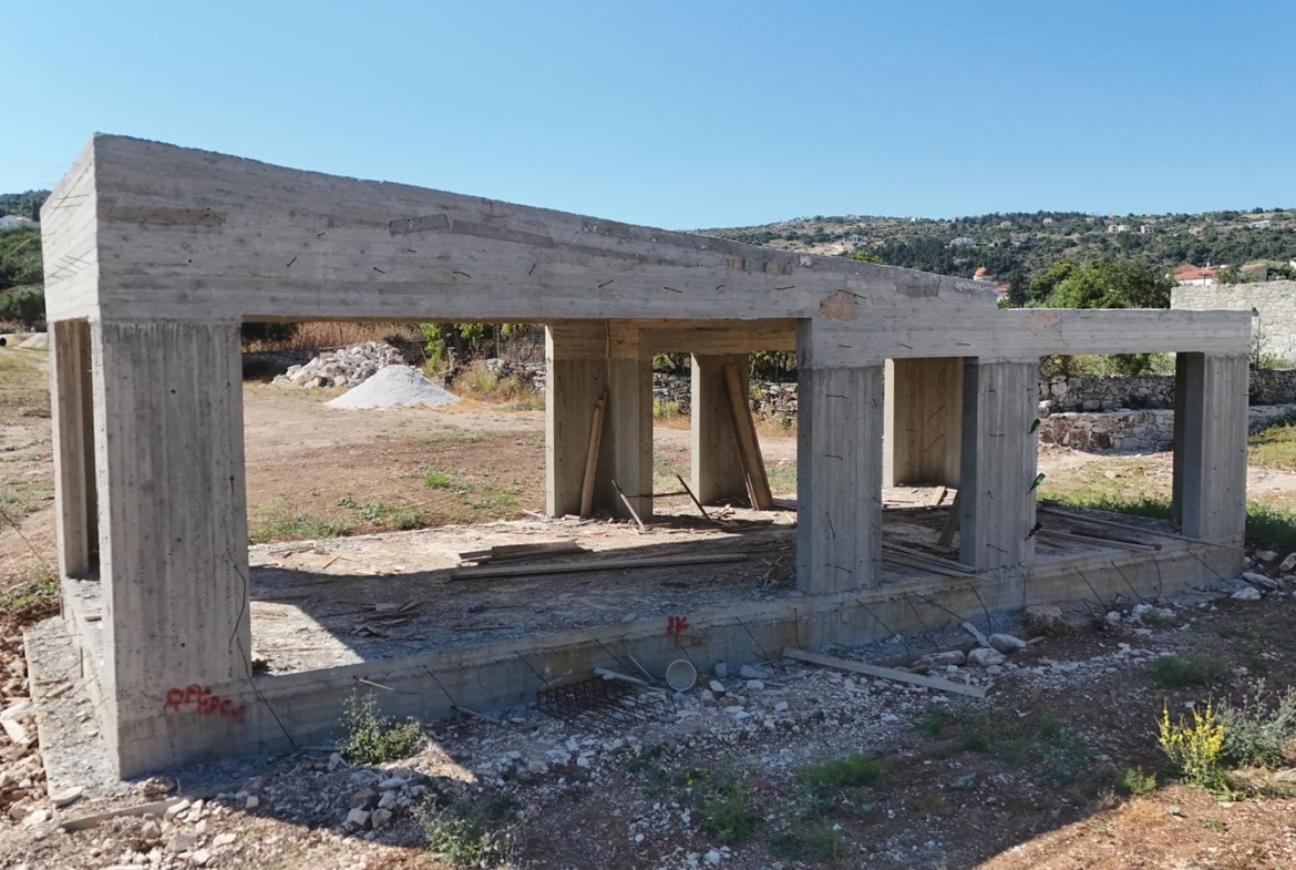 Newly built detached 2-bedroom house with White Mountains view in Gavalochori
