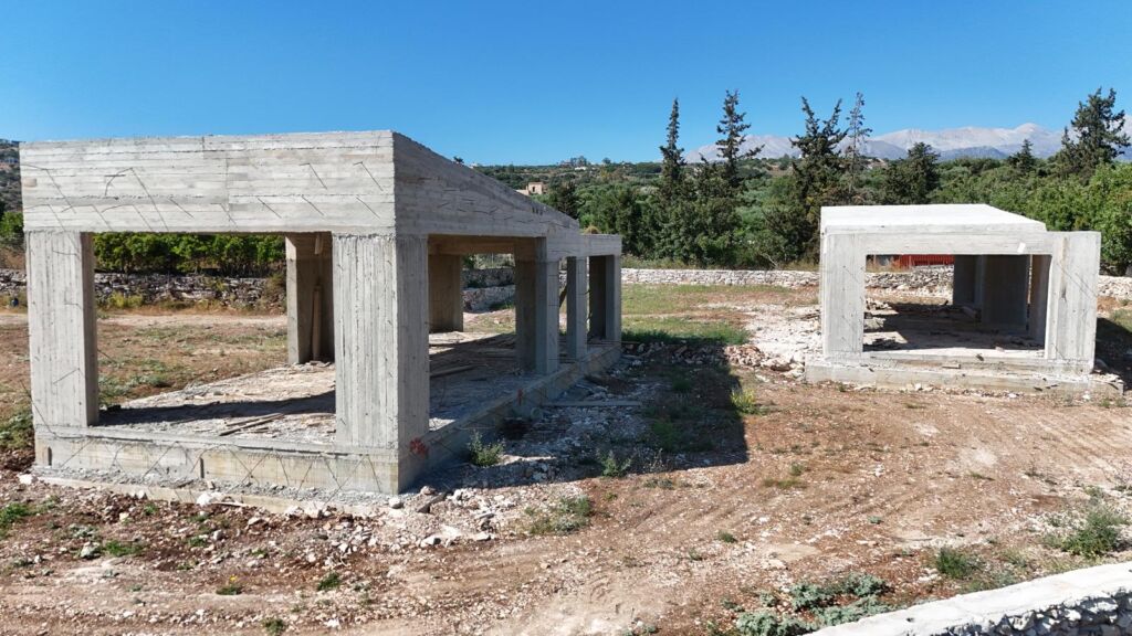 Newly built detached 2-bedroom house with White Mountains view in Gavalochori